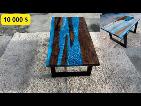 how to make an epoxy resin table