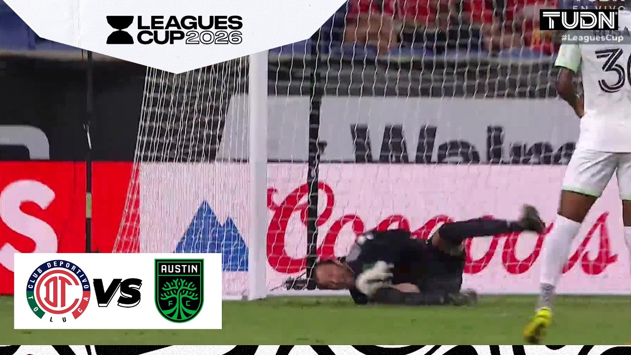 Helinho cerca de un golazo | Toluca vs Austin | Leagues Cup - 2026 Cuartos de Final | TUDN