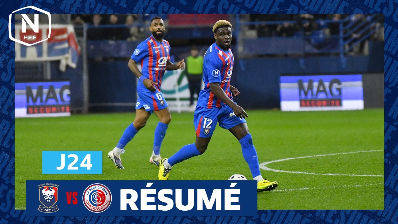 J24 I SM Caen – LB Châteauroux (2-2) I National FFF 2025-2026