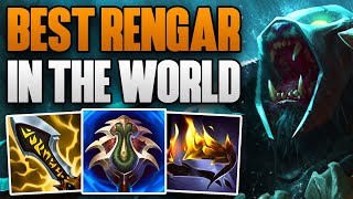 BEST RENGAR IN THE WORLD CARRIES HIS TEAM! | CHALLENGER RENGAR JUNGLE GAMEPLAY | Patch 14.8 S14
