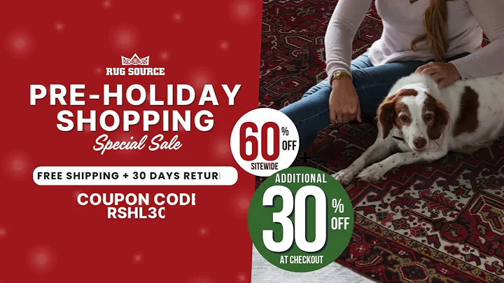 Rug Source Pre Holiday Season Sale 1920 x 1080 px