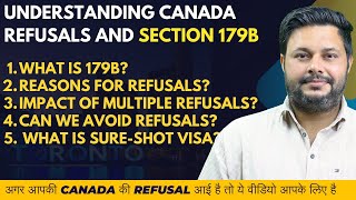 Understanding Canada Tourist/ Visitor Visa Refusals & Section 179B | Canada Visa Updates 2024