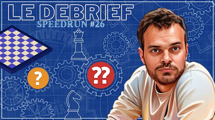 SPEEDRUN #26 : LE DEBRIEF ⭐⭐⭐ (un cruel manque de technique)