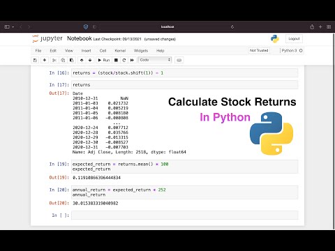 How to Calculate Stock Returns in Python