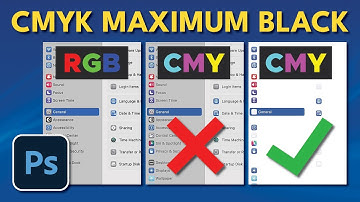 Photoshop CMYK Maximum Black