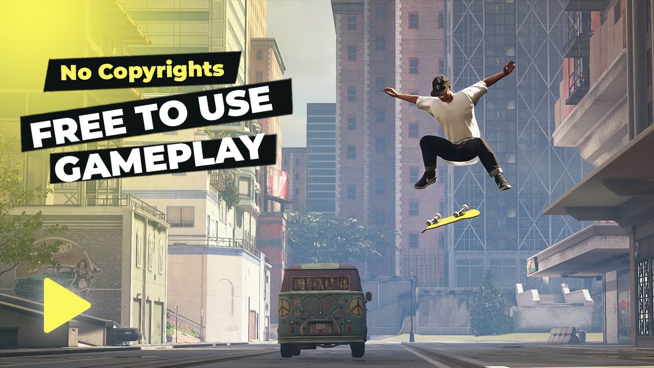 Tony Hawk’s Pro Skater 1 + 2 – Free to Use Gameplay (THPS1 – Mall Level)
