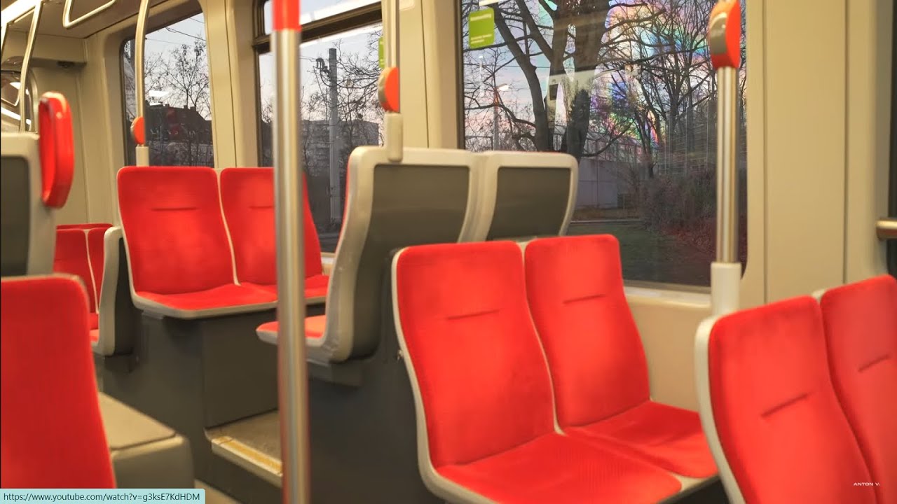 Germany, Nürnberg, Straßenbahn 11 ride from Gibitzenhof to Hauptbahnhof