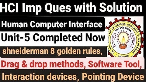 Human computer interface|Unit 5|hci|Aktu|important question|solution|Unit-1,2,3,4,5|all university