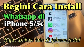 Install Whatsapp di iPhone 5/5c 2022