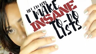 Vlog Insane To-Do Lists