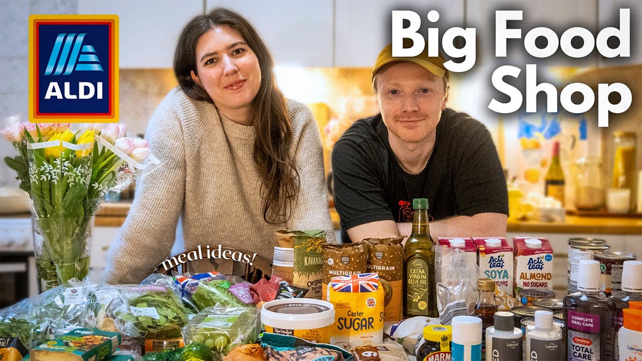 Aldi Vegan Grocery Haul - (First shop for our new home)