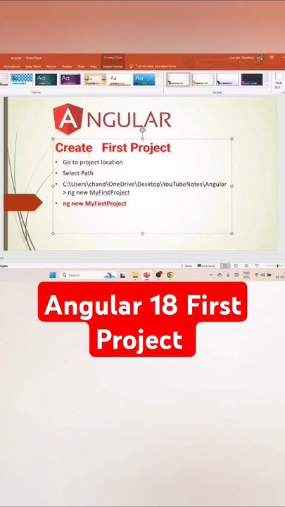 How to Create and Run Your First Angular 18 Project - YouTube