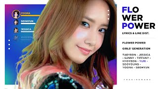 Girls' Generation (少女時代) - FLOWER POWER (Color Coded Lyrics & Line Distribution)