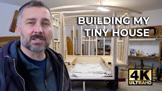 Building a TINY HOUSE on wheels   ⭐️4K Video ⭐️