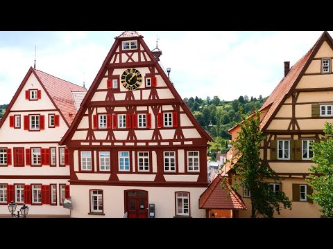 Altensteig,  Sehenswürdigkeiten der Stadt im Nordschwarzwald - 4k