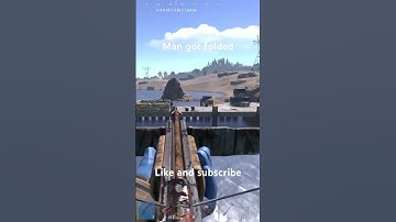 Man got folded | Rust #shorts #short #gaming #rust #fps #ps5 #funny