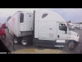 Idiot from RWI Transport backing into truck - Hit & Run