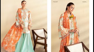 Orginal Pakistani Gulgee kroma luxury lawn collection 01748152640 