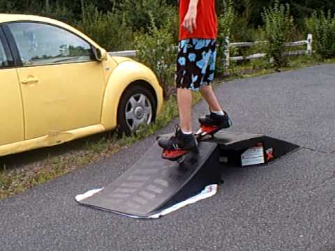 Ripstik Video (learning the ramp) - YouTube