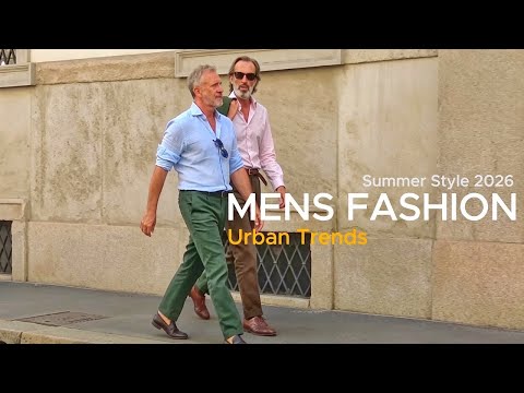 Men's SUMMER Outfits STYLE Ideas 2026 Italian Street Fashion The Hottest Fashion Trends This Season
