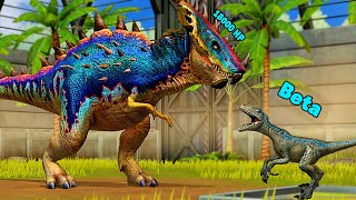 MÌNH ĐÃ TIẾN HÓA RA LOÀI KHỦNG LONG HP KHỦNG NHẤT TRONG JURASSIC WORLD BETA ĐC TÌM THẤY screenshot 5