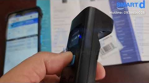 Giới thiệu đầu đọc RFID cầm tay Bluetooth Unitech RP902 Bluetooth UHF RFID Pocket Reader