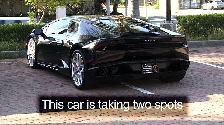 Lamborghini at a modest arts complex in Industry CA