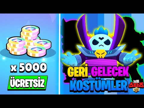 2019 - 2024 TÜM YENİ AY YILI KOSTÜMLERİ , GERİ GELECEK KOSTÜMLER ve ÜCRETSİZ ÖDÜLLER - Brawl Stars