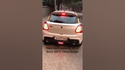 New swift led tail lights benz style matrix edition
