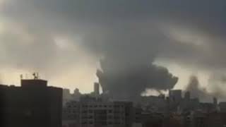 Impresionante explosión en Beirut, Líbano.