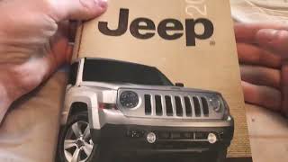 2011 Jeep Patriot owners manual overview. the worst jeep! 2011 Jeep Patriot owners manual overview. the worst jeep!