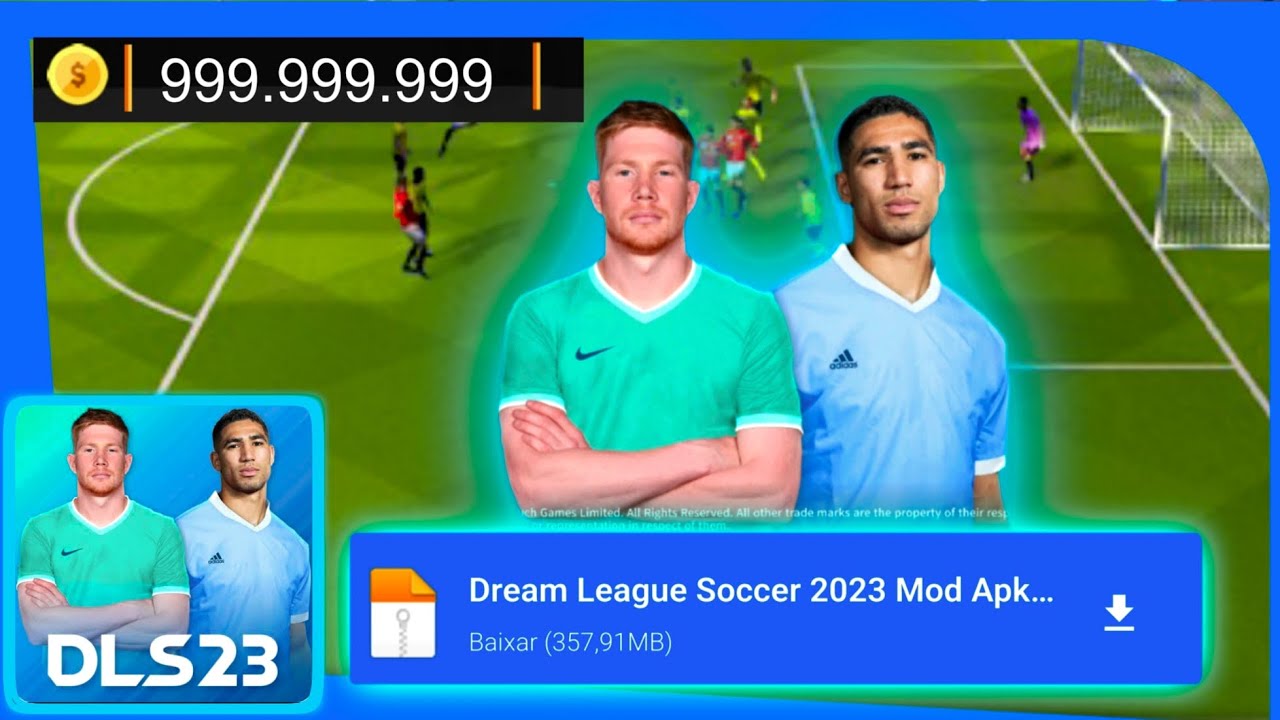 Dream League Soccer 23 Dinheiro Infinito 🔥❤️😍 . . . #dreamleaguesocc