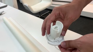 How to replace manual clutch and cord out of open roll shade