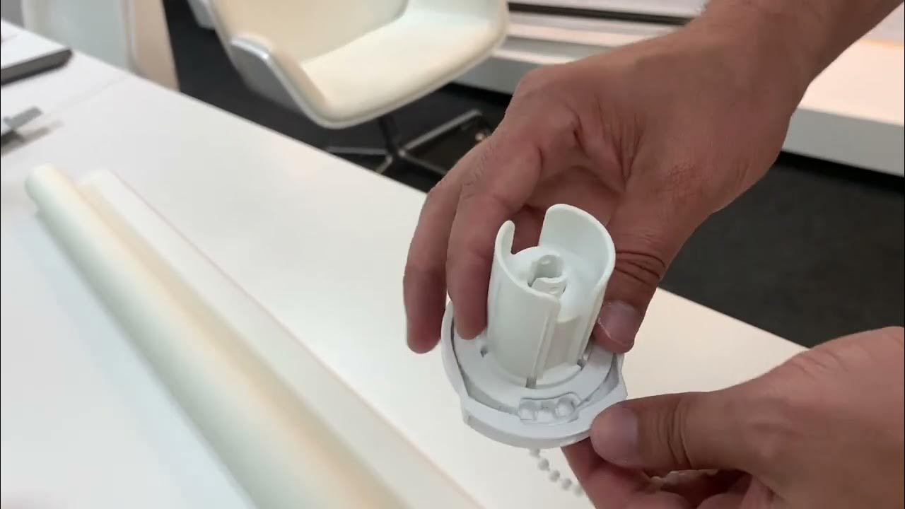 How to replace manual clutch and cord out of open roll shade YouTube