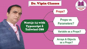 Pass Props to Component Next.js Typescript | Next.js 14 Tutorial -4 | Dr Vipin Classes