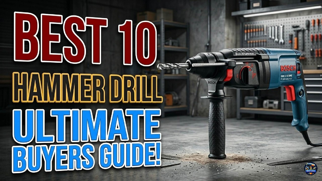 Top 10 Best Hammer Drills for Concrete & DIY in 2026! - YouTube