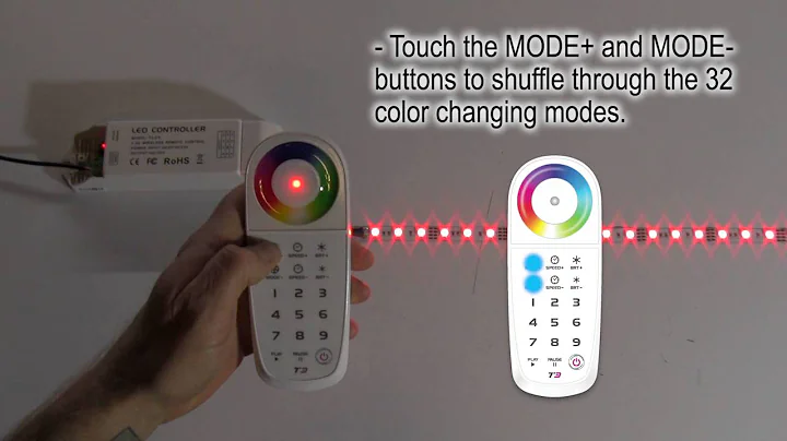 Color Wheel RGB Sync Controller for 5-24VDC LED Lights - EcolocityLED.com