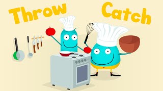 *FULL SONG THROW & CATCH* | This & That | nursery rhymes learning opposites | learn for kids