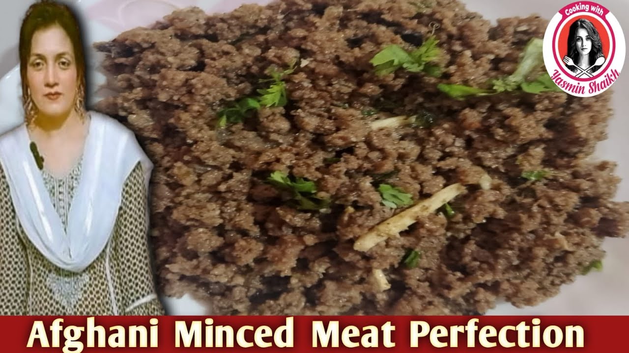 🔥 Authentic Afghani Qeema Recipe | Minced Meat Perfection | Easy & Tasty Afghan Dish!