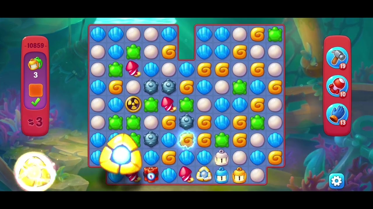Fishdom 10859 Hard Level - NO 💣🧨💥