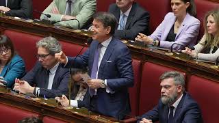 Giuseppe Conte to Meloni: 'We're ready for the progressive challenge, we'll send her packing.'
