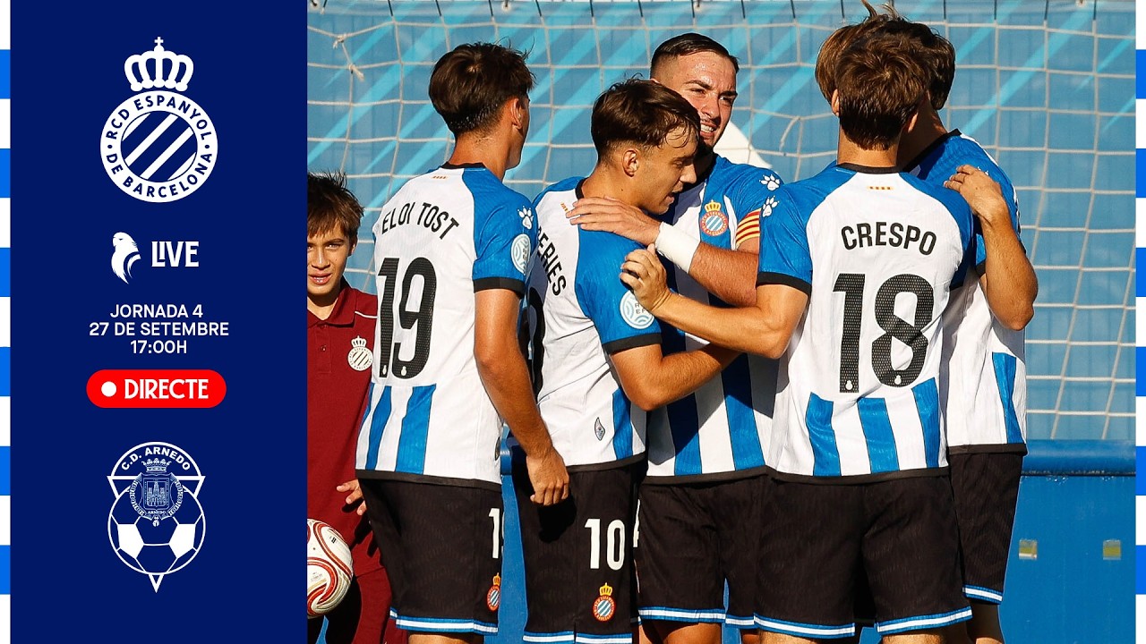 Espanyol B - CD Arendo. Jornada 4 Segona RFEF