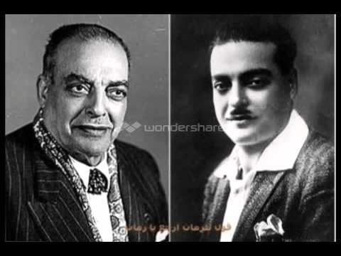 غنيلي شوي شوي غناء ولحن الشيخ زكريا أحمد 