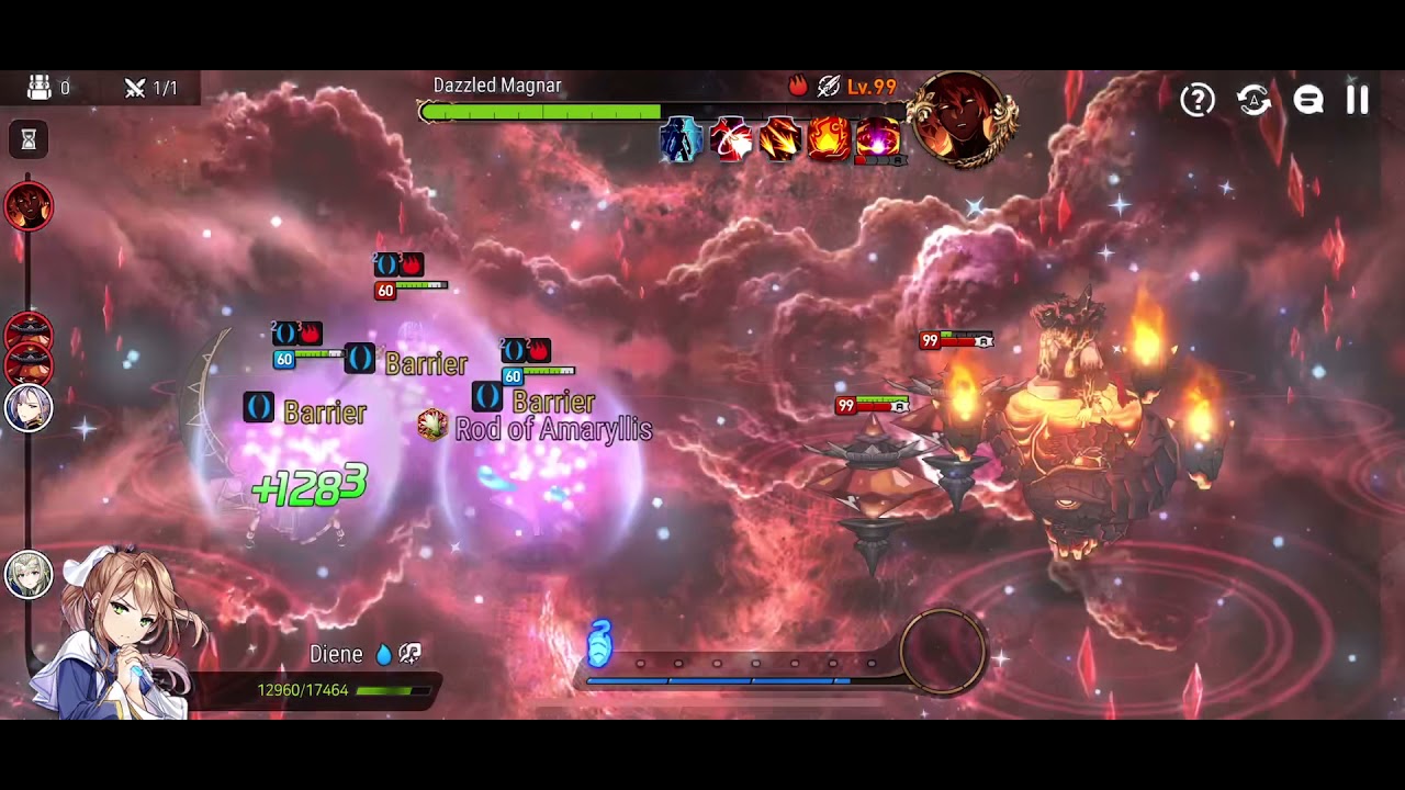EPIC SEVEN - FIRE ADVENT (EPIC HELL) with 0 investment Sol (stats at