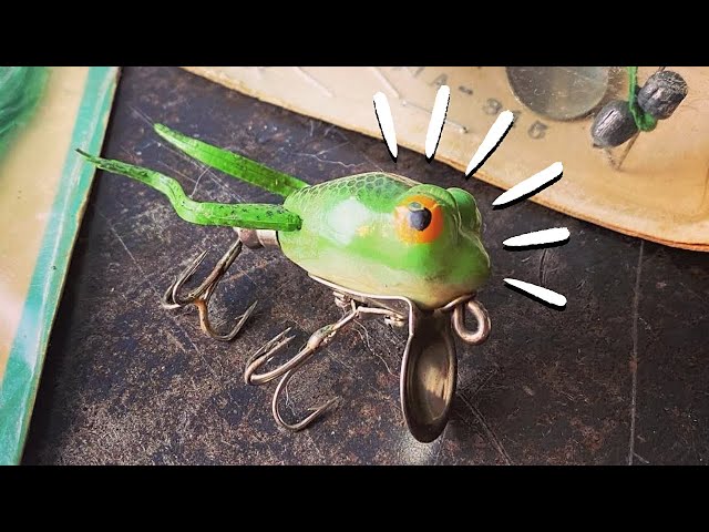 Vintage Frog Fishing Lures