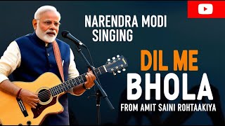 Download Lagu PM Modi singing Dil Me Bhola song From Amit Saini Rohtakiya! 🎤😂 #NaMoOnRepeat #PMGoneViral 🤘🎶 MP3