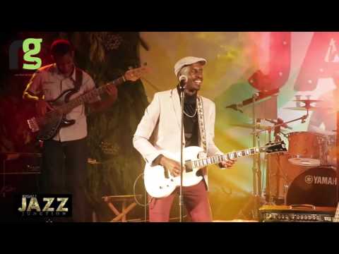 Kigali Jazz Junction Edition 7th  Myko Ouma  Guitarist  playing Aye Kigali Jazz Junction Edition 7th