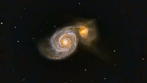 Seestar S50. M51 Whirlpool Galaxy Mega Stack Processing.