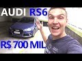 R$ 700 MIL NA MINHA GARAGEM! / Teste Audi RS6 (BÔNUS: 290 km/h na estrada)