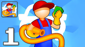 Clean Cars 3D: Wash N Drive - Gameplay Walkthrough Part 1 - Casual Games To Play (iOS, Android)